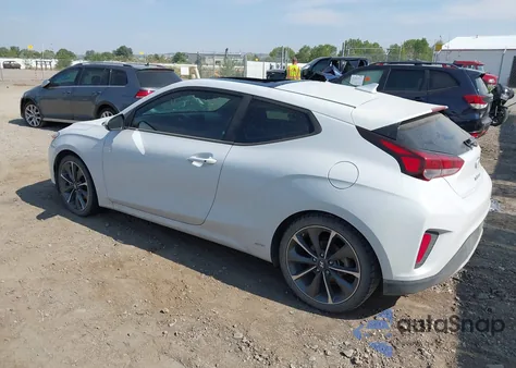 2020 Hyundai Veloster 2.0 Premium z USA, uszkodzony, nr VIN KMHTG6AF3LU025823